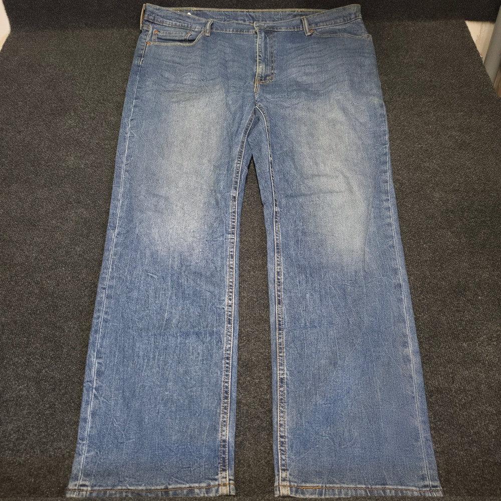 Levis 541 Athletic Taper Mens Jeans 42x32 Medium Wash Blue Denim 541-0196